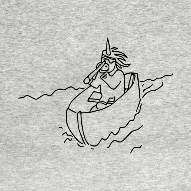 Unicorn in a Canoe by A Magical Mess